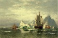 北極捕鯨船 氷山に囲まれて帰国 ウィリアム・ブラッドフォード